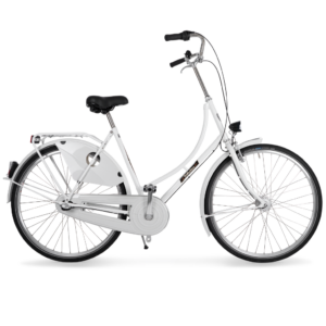 København Damecykel 3 Gear dynamolys for/bag Hvid