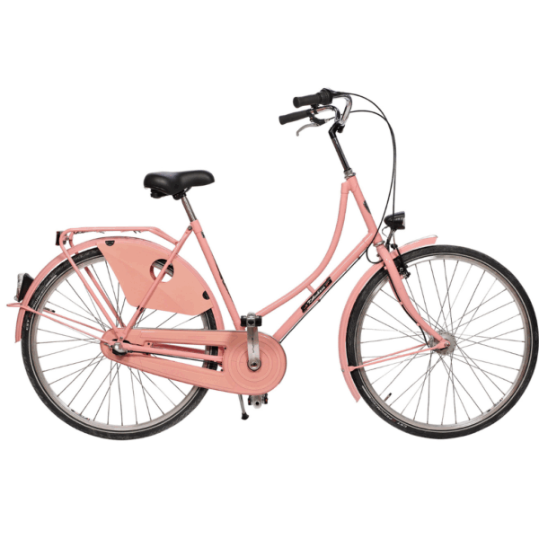 København Damecykel 3 Gear dynamolys for/bag Lyserød