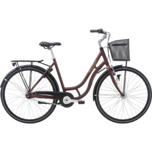 Raleigh Classic Alu Dame 7 Gear Mat Mørk Bordeau