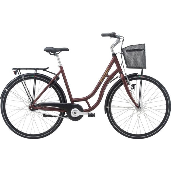 Raleigh Classic Alu Dame 7 Gear Mat Mørk Bordeau